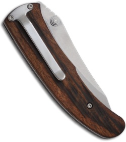 Lone Wolf Knives Trask Folding Knife 40003 (3.4" Satin Serr)