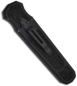 MOD Triton D/A OTF James Bond Knife Dagger Blade (3.6" Black Serr)
