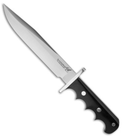 BlackJack Model 14 Halo Attack Knife Fixed Blade Black Micarta (7.5" Plain)