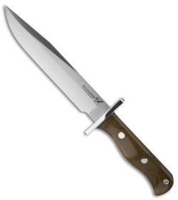 BlackJack Model 14 Halo Attack Knife Border Patrol Green Micarta (7.5" Plain)