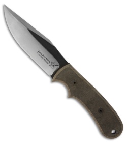 BlackJack Tac-Ops Model 4 Fixed Blade Knife Black Micarta (4" Plain)