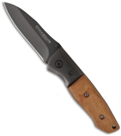 Boker Magnum Son Pocket Knife w/ Olivewood (2.5" Plain) 01MB545