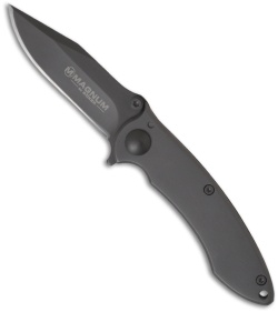 Boker Magnum Framelock Pocket Knife (2.5" Gray Plain) 01MB575