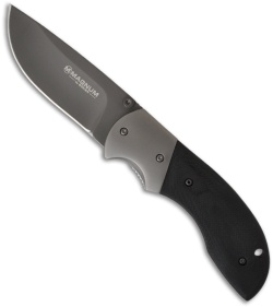 Boker Magnum Pioneer Pocket Knife w/ Black Micarta (3.125" Plain) 01MB761