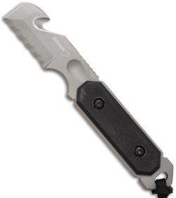 Boker Plus Cop Tool Fixed Blade Knife Rescue Hook (1.75 Serr) 02BO300