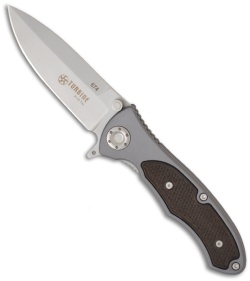 Boker Turbine Junior Pocket Knife w/ Rosewood (3" Bead Blast Plain) 110131