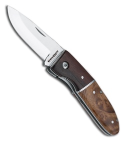 Boker Elk Hunting Pocket Knife by Magnum (2.625" Satin Plain) 01RY1285