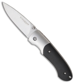 Boker Magnum Brushed Knife (3" Satin Plain) 01MB299