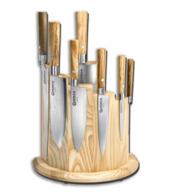 Boker Knife Block Stand w/ Olive Finish 03041