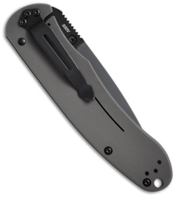 Bradley Cutlery Alias I Titanium Tactical Knife (3.5" Black Serr) 17600SBT