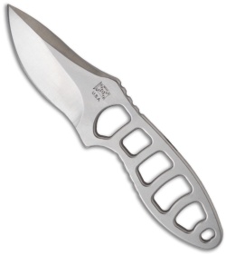 Walter Brend Knives M2 Neck Knife Fixed Blade (2.5" Stonewash)