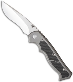 Walter Brend Marauder Knife Bead Blast Titanium w/ Carbon Fiber Pre-Production