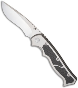 Walter Brend Marauder Knife Hand Satin Titanium w/ Carbon Fiber Pre-Production