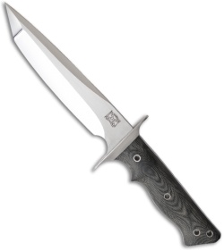Walter Brend Custom Tactical Tanto Fighter Knife Fixed Blade (6.75" Polished)