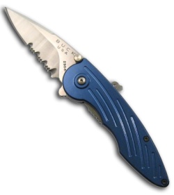 Buck Impulse Knife Spring Assisted Blue Handle (SER) 0292BLX-B