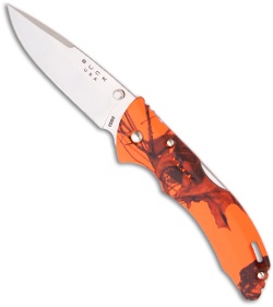 Buck Bantam BLW Knife Mossy Oak Orange Camo (3.125" Satin Plain) 0285CMS9-B