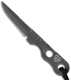 Buck / Hartsook Ultralite Fixed Blade Neck Knife (1.88" Black Plain) 0860BKS-B