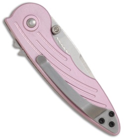 Buck Knives Pink Impulse Knife (2.5" Satin Serr) 0292PNX-B