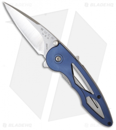 Buck Rush Assisted Opening Knife (2.5" Satin Plain) 0290BLS-B