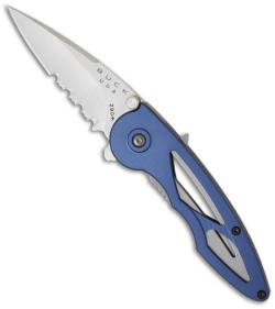 Buck Rush Assisted Opening Knife (2.5" Satin Serr) 0290BLX-B