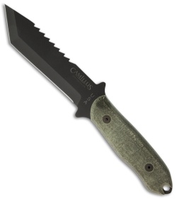 Camillus 10.25" Heathen Knife Micarta Fixed Blade (5.5" Black Plain) 19094