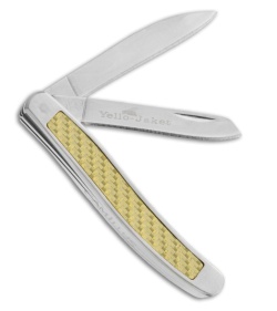 Camillus Yello-Jaket 2-Blade Premium Stockman Pocket Knife (2.625" Plain) 19059