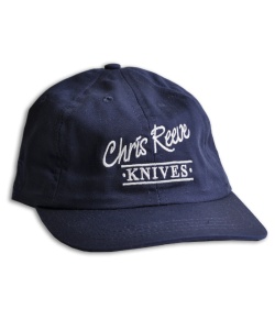 Chris Reeve Knives "CRK" Baseball Cap Navy Blue Hat w/ Cloth Strap
