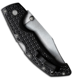 Cold Steel Voyager Large Clip Point Folding Knife (4" Stonewash Plain) 29TLC