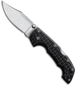 Cold Steel Voyager Medium Clip Point Folding Knife (3" Stonewash Plain) 29TMC