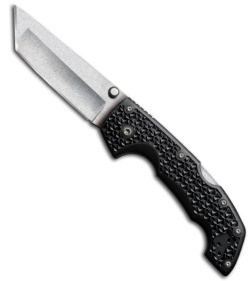 Cold Steel Voyager Medium Tanto Folding Knife (3" Stonewash Plain) 29TMT