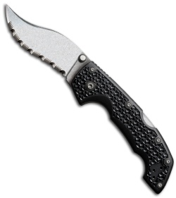 Cold Steel Voyager Medium Vaquero Folding Knife (3" Stonewash Serr) 29TMVS