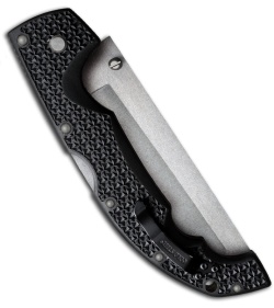 Cold Steel Voyager X Large Tanto Folding Knife (5.5" Stonewash Serr) 29TXTH