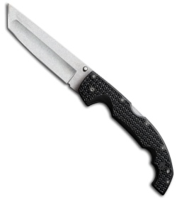 Cold Steel Voyager X Large Tanto Folding Knife (5.5" Stonewash Plain) 29TXT