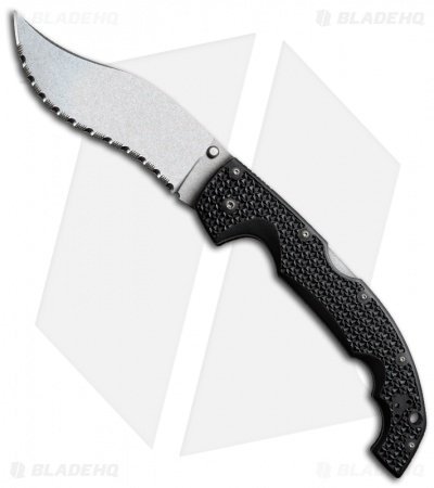Cold Steel Voyager X Large Vaquero Folding Knife (5.5" Stonewash Serr) 29TXVS
