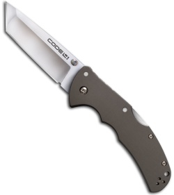 Cold Steel Code-4 Tanto Point Knife Folder (3.5" Satin Plain) 58TPT
