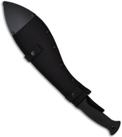 Cold Steel Kukri Machete Fixed Blade Knife w/ Sheath (13" Black) 97KMS