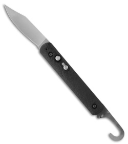 Colonial Knife Company M-724 Black Auto Rescue Knife w/Clip (3" Plain)