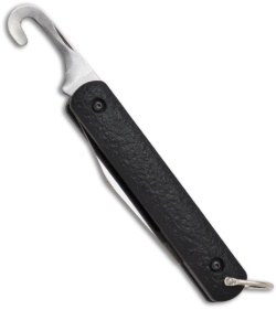 Colonial Knife Company M-724 Orange Auto Rescue Knife w/Bail Loop (3" Serr)
