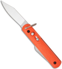 Colonial Knife Company M-724 Orange Auto Rescue Knife w/Bail Loop (3" Plain)