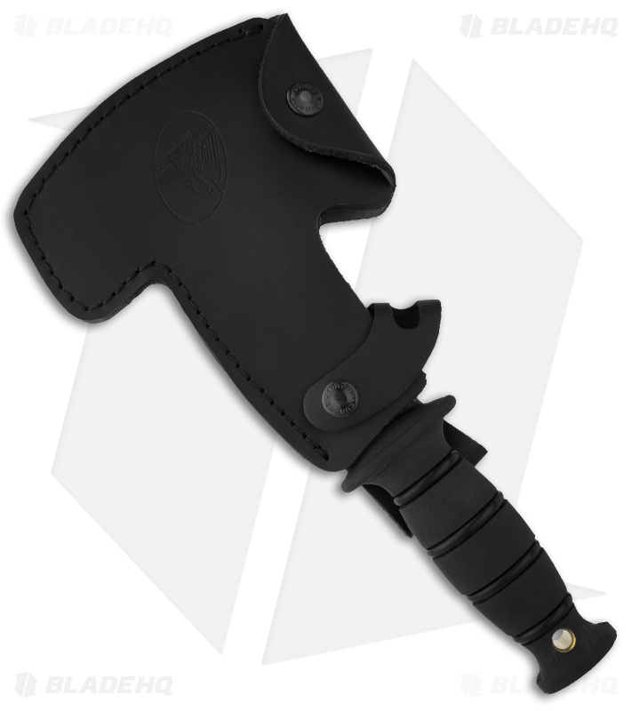 Condor Wilderness Tool Fixed Blade Knife/Axe (6.75" Black Plain) CTK3000B Blade HQ