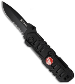 CRKT CTC Picatinny Multi-Tool Folding Knife (2.75" Black Serr) 8975