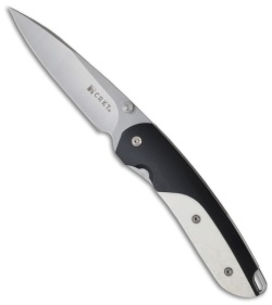 CRKT Delegate EDC Knife w/ White Bone Handle (3.125" Satin Plain) 1055