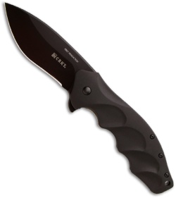 CRKT Foresight Ken Onion Folding Tactical Knife (3.5" Black Plain) K220KKP