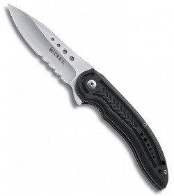 CRKT Ikoma Carajas Folding Knife (3.12" Satin Serr) 5341
