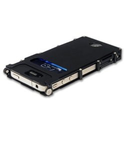 CRKT iNoxCase Stainless Steel iPhone 4/4S Case (Black) INOX4K