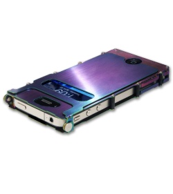 CRKT iNoxCase Stainless Steel iPhone 4/4S Case (Rainbow) INOX4R