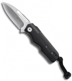 CRKT Liong Mah Design #5 Folding Knife (2.77" Satin Plain) 6520