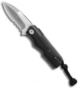 CRKT Liong Mah Design #6 Folding Knife (2.77" Satin Serr) 6521