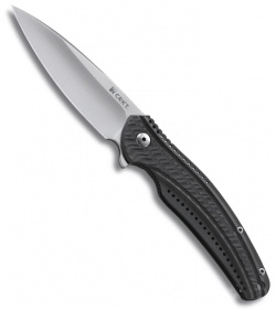 CRKT Ken Onion Ripple Grey Folding Knife (3.16" Satin Plain) K406GXP
