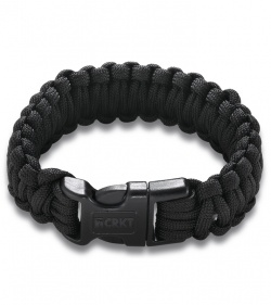 CRKT Onion Survival Para-Saw Paracord Bracelet (Black) 9300K